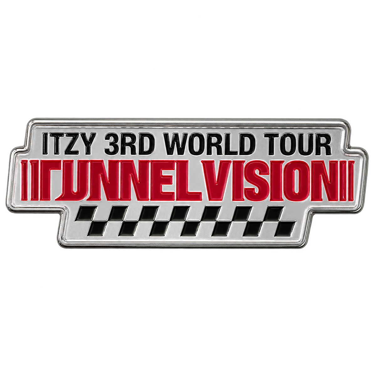 ITZY METAL BADGE detail