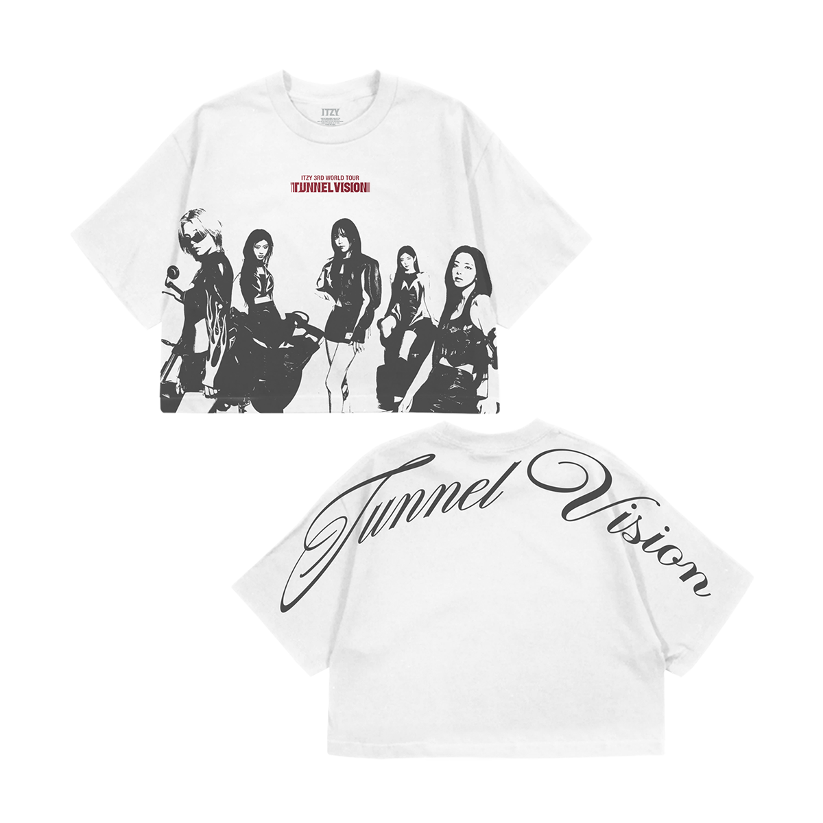 WHITE CROP T-SHIRT