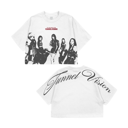 WHITE CROP T-SHIRT